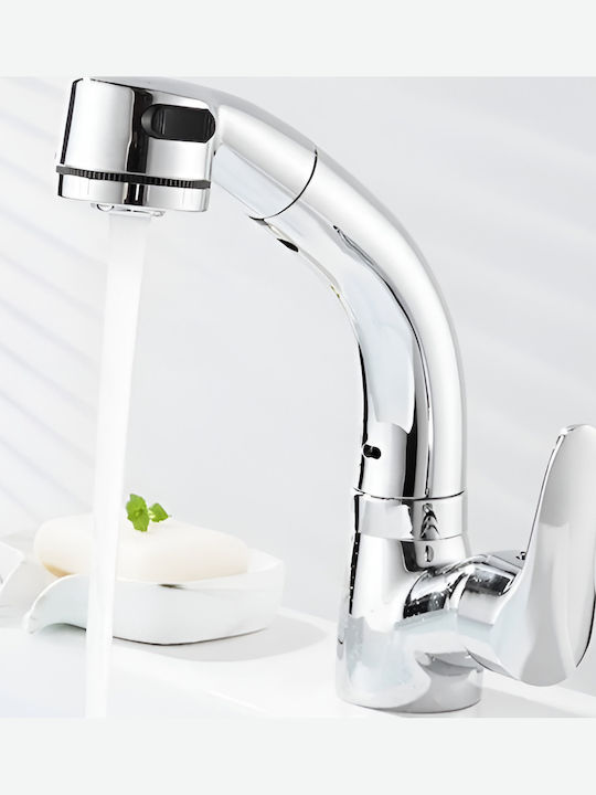 Waschbeckenarmaturen Schiebbare Dusche Chrom Bonken Ht-6211