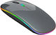 Ασύρματο RGB Gaming Ποντίκι Γκρι