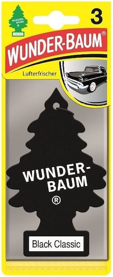 Wunder Baum Lufterfrischer-Karte Autoanhänger Schwarz / Eis / Vanille 1Stück