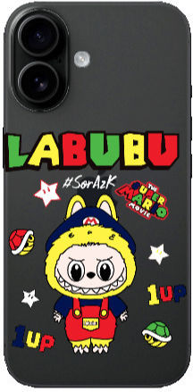 Apple iPhone 16 Labubu Mario Прозрачен Силиконов TPU Калъф