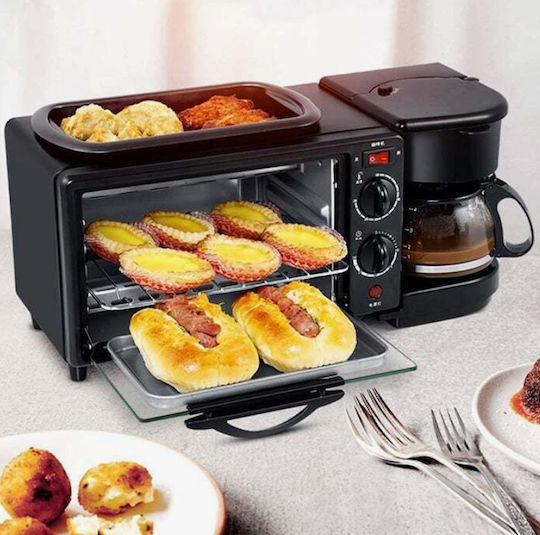 Oven Cuptor electric 9lt Fara arzatoare cu aer Negru