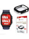 Displex Protector De Sticlă Full Body Apple Watch Ultra 2 49mm Negru