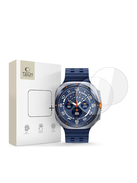 Szkło Hartowane Tech-protect Glass Fit+ 2-pack Samsung Galaxy Watch Ultra 2024 2025 47 Mm Clear