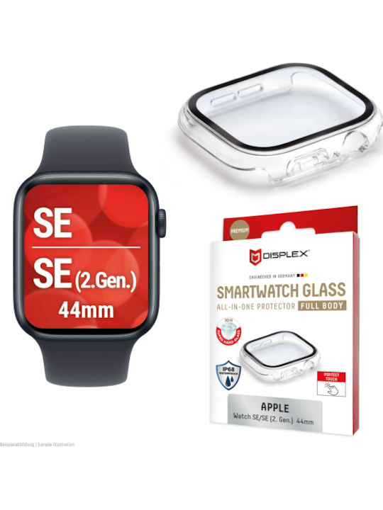 Displex Full Body Glass Protector Apple Watch SE 2 44mm Transparent