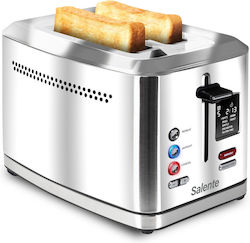 Salente Prăjitor de pâine 2 sloturi 950W Gri Salente Prăjitor de pâine 2 sloturi 950W Gri