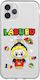 Apple iPhone 13 Pro Max Labubu Mario Transparente Silikon Tpu Handyhülle
