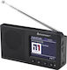 Soundmaster DAB175SW Φορητό Ραδιόφωνο Επαναφορτιζόμενο DAB+ με Bluetooth και USB Μαύρο