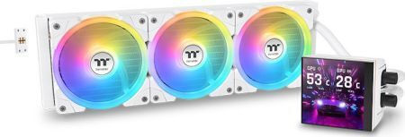 Thermaltake MAGFloe 420 Ultra Υδρόψυξη AIO CPU με 3 Ανεμιστήρες 140mm και ARGB Φωτισμό Λευκή