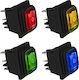 Led Ein-Aus-Schalter 3-Positionen 6-polig 12-24V Rocker Wasserdichter Roter