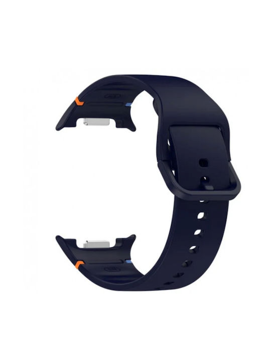 Curea Silicon 20 Mm Compatibilă Samsung Galaxy Watch 8 Samsung Galaxy Watch 8 Classic Mărime M L Albastru Ink