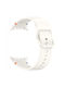 20 Mm Silicone Strap Thd Compatible Samsung Galaxy Watch 8 Samsung Galaxy Watch 8 Classic Size S M White