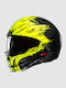 HJC i20 Furia Black/Neon Yellow Κράνος Μηχανής Jet ECE 22.06