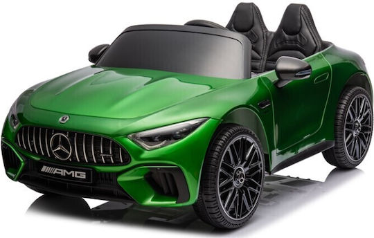 Mercedes AMG SL63 Две Места с Дистанционно Управление Лицензиран 12 Волта Зелен