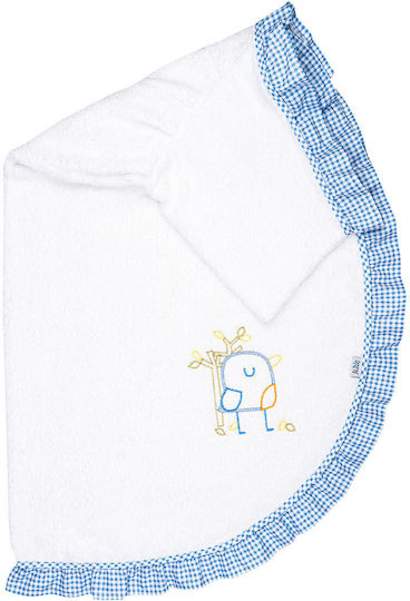 Bunny Bebe Baby Hooded Towel with Hood Bird Bird Light Blue 70x90cm