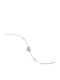 Themelidis Jewels Kids Bracelet from Gold 9K with Heart, Σταυρό & Stones