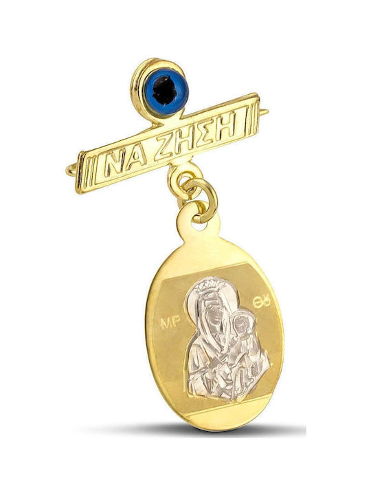 Themelidis Jewels Kinder Sicherheitsnadel aus Gold 14K
