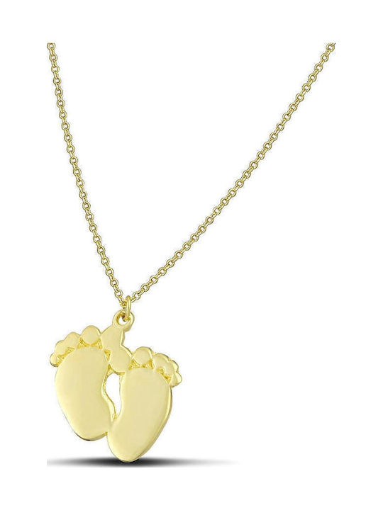 Themelidis Jewels Kids Necklaces Feet Gold 14K