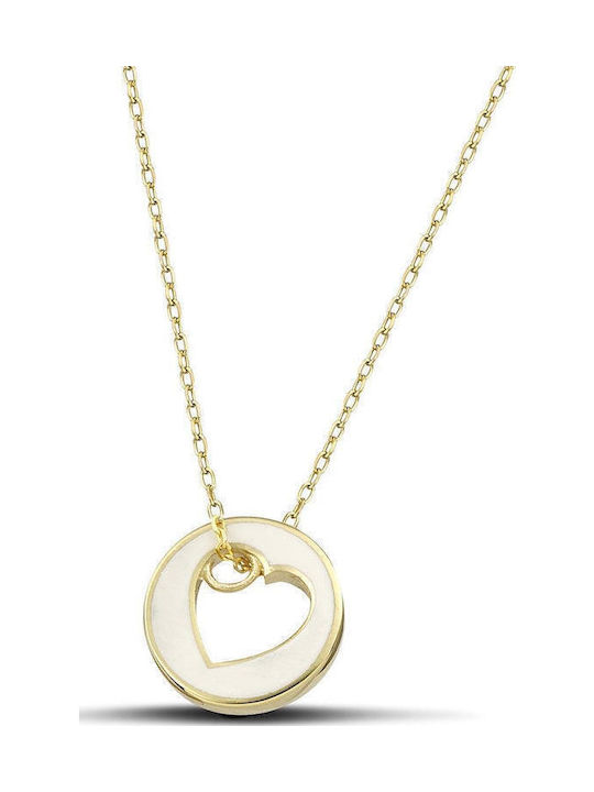 Themelidis Jewels Колиe Сърце Злато 14К