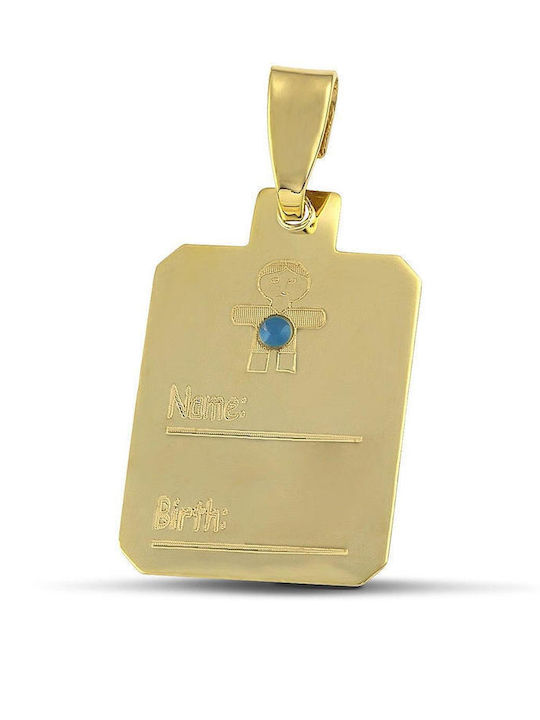 Themelidis Jewels Παιδικό Μοτίφ Χρυσό 14K