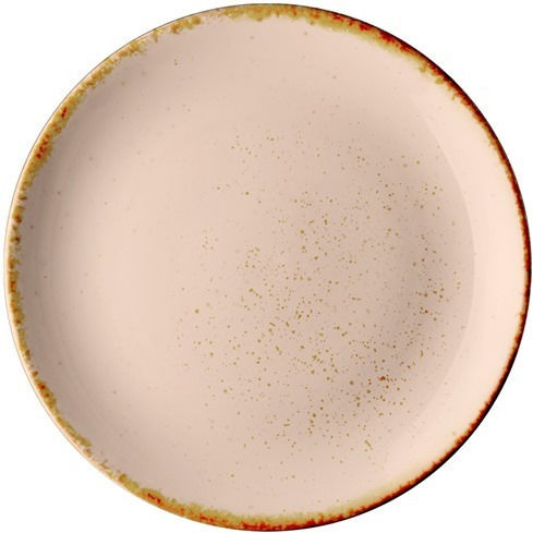 Plate Shallow made of Porcelain Orange 21cm 6pcs