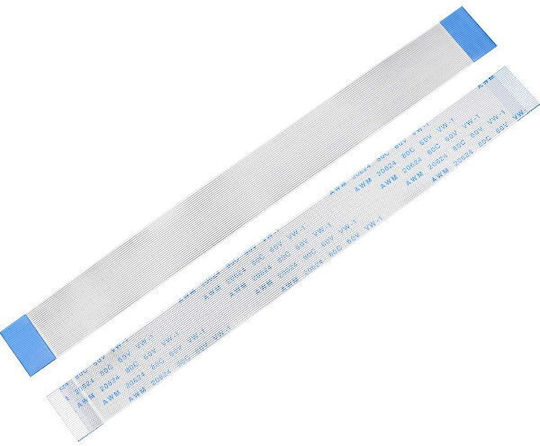 Ευέλικτη Επίπεδη Καλωδιοταινία Ffc 28 Pin 1.0mm Pitch Ιδίας Κατεύθυνσης 15cm Oem