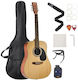 Vevor Acoustic Guitar Natural