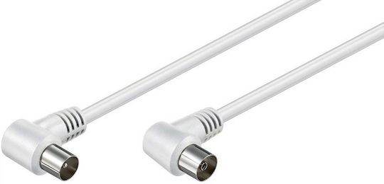 ATC Cablu Antenă Coaxial de sex masculin - Coaxial de sex feminin Alb 3m (ATC03.003.0168)