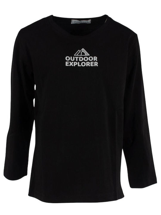 Kids Top Long-sleeved Black