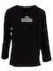 Kids Top Long-sleeved Black