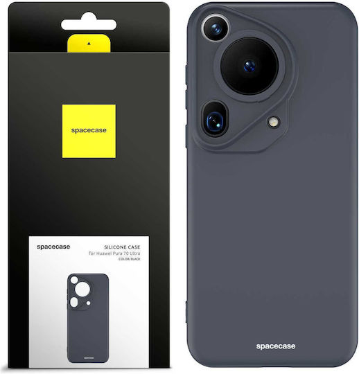 Spacecase Задна корица Силикон Черен (Huawei Pura 70 Ultra)