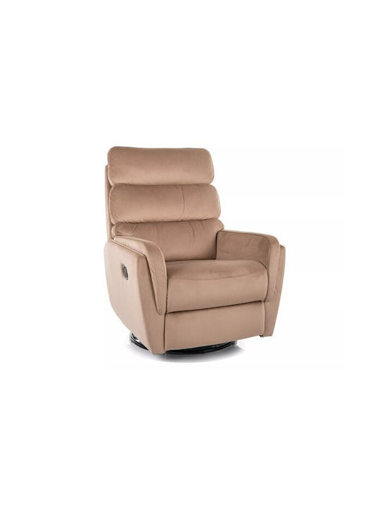 Detroit 703 Relax Armchair Swivel Beige 84x107x...