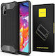 Spacecase Back Cover Πλαστικό / Σιλικόνης Μαύρο (Galaxy A71)