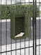 vidaXL Außenbereich Briefkasten Inox in Grün Farbe 30x23x55cm