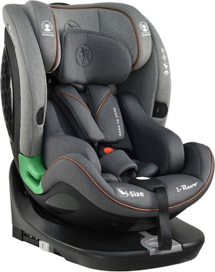 Bebe Stars I-Revo Baby Car Seat i-Size with Isofix Grey