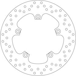 Front Brake Disc Ferodo Yamaha X-max 300 Ferodo Fd-fmd0482r