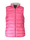 Women's Puffer Jacket Waterproof and Windproof for Spring or Autumn with Hood Pink