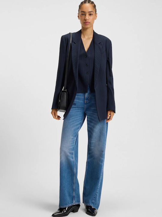 Γυναικείο Jean Παντελόνι σε Relaxed Εφαρμογή Indigo