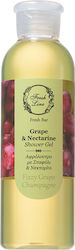 Fresh Line Gel de duș cu struguri și nectarină 200ml