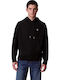 Sweatshirt With Hood Black