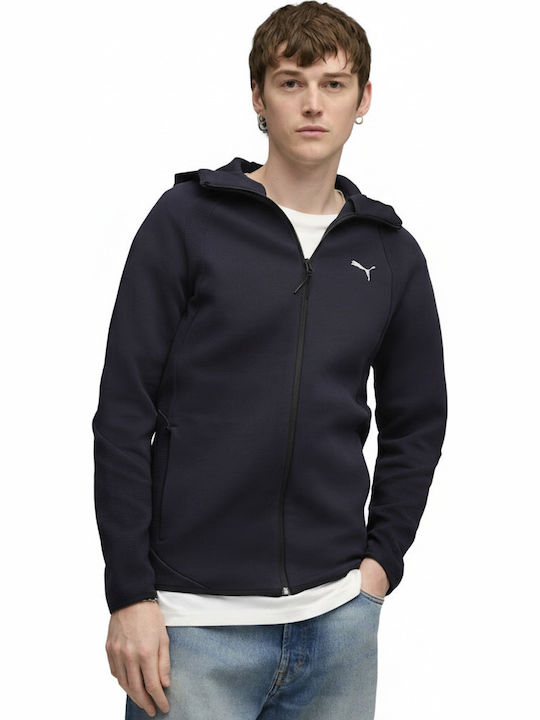 PUMA M Evostripe Ζακέτα με Κουκούλα Dk