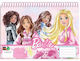 Gim Drawing Pads A4 30 Sheets Barbie Paints