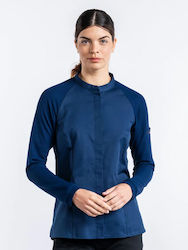 Chaud Devant Mantel Koch Damen Blau Sorella