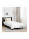 vidaXL Bettdecken-Set Einzelbett Daunen 135x220cm White 2Stück