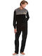 Guy Laroche Men's Winter Pajama Pants Black