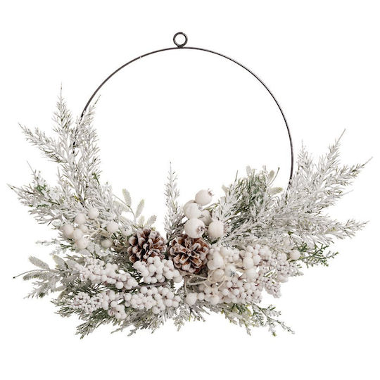 Iliadis Christmas Decorative Wreath 30cm Snowy