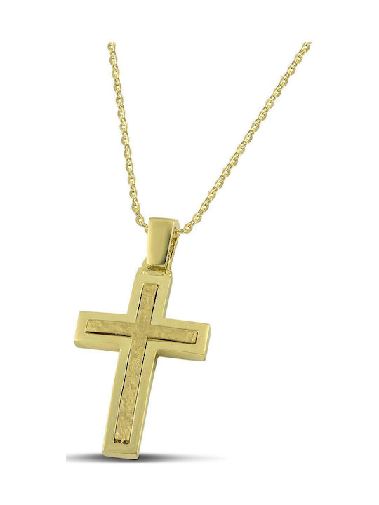 Themelidis Jewels Ανδρικός Χρυσός Σταυρός 14Κ Δ...