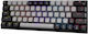 White Shark WAKIZASHI 2 Gaming Mechanical Keyboard 60% with Custom Red switches and RGB lighting (English US) Grey/Black