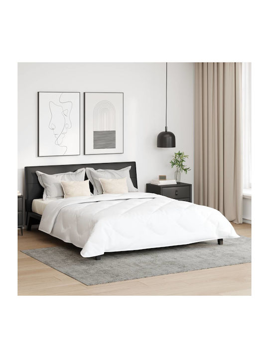 vidaXL Duvet Set Double with Microfiber Filling...