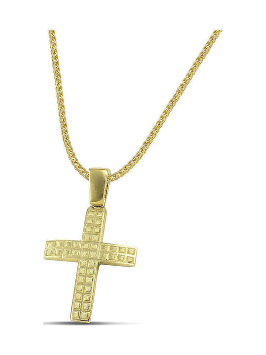 Themelidis Jewels Ανδρικός Χρυσός Σταυρός 14Κ Δ...
