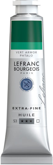 Lefranc & Bourgeois 40ml Artists Oil 906 Series Phthalocyanine Armor Green